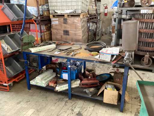 Établi avec contenu