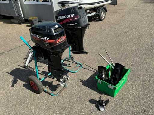 Motor exterior Mercury 2+4 timpi 40cp (2x)