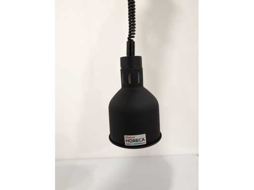 Horeca Material - Black Heat Lamp 175mm Dia. - Heat lamp