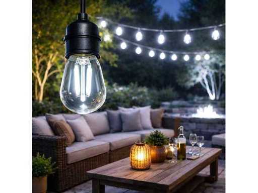 ST45 Filament Shockproof LED Bulbs White 6000K (x200)