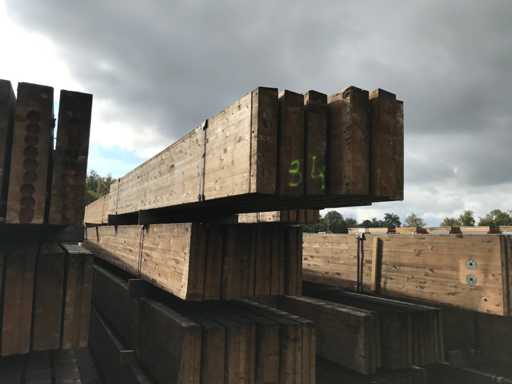 Wooden trusses 13.5x55x620cm (6x)