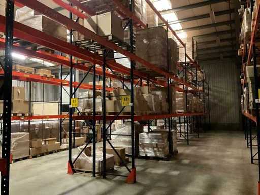 Approx. 18.5 lpm metal pallet rack REDIRACK type M
