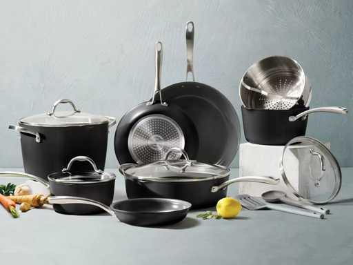 Ensemble de 12 pièces de batterie de cuisine antiadhésive Tramontina