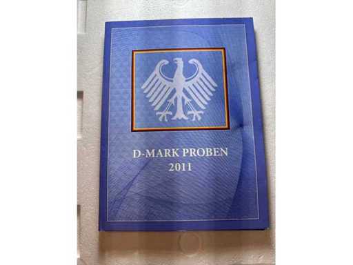 D-Mark Samples 2011 Complete Set inclusief Certificaat van Echtheid