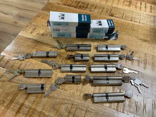 a.o. Assa Abloy Mauer Cylinder lock (12x)