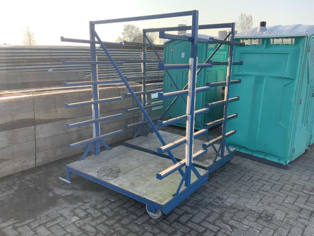 Mobile cantilever rack (2x)