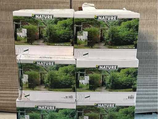 Natur – Rose Arch – H230 x 100 x 37 cm – schwarz – Metall (21x)