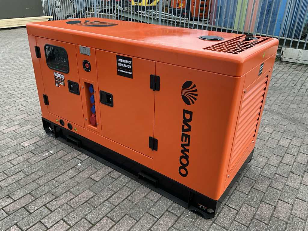 2022 Daewoo DAGFS-25 (GFS-25) Generator de energie electrică de urgență