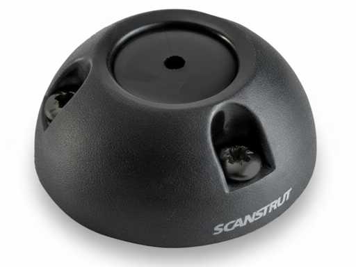 Scellement de câble en aluminium noir Scanstrut DS16-A de 2 à 8 mm