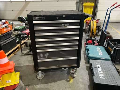 Westwärts 7-Schubladen-Werkzeugwagen