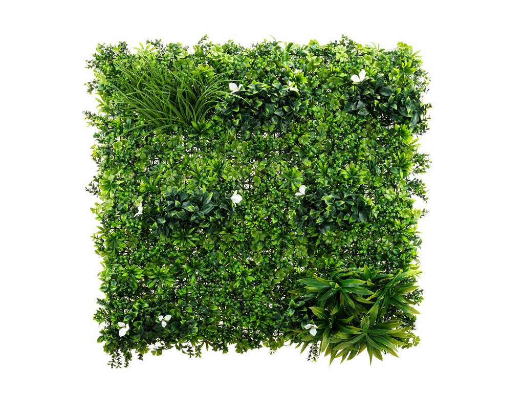 20 m² Artificial Hedge Tropica - 100 x 100 cm
