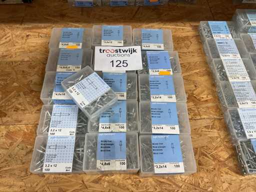 16 dozen blindklinknagels