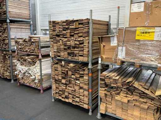 Serie de scânduri de lemn (2x)