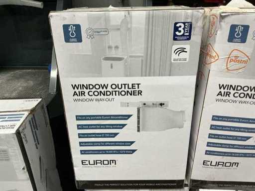 Sistem de evacuare la geamuri Eurom pentru aer condiționat (5x)