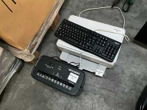 Printer HP+ papierversnipperaar Fichero