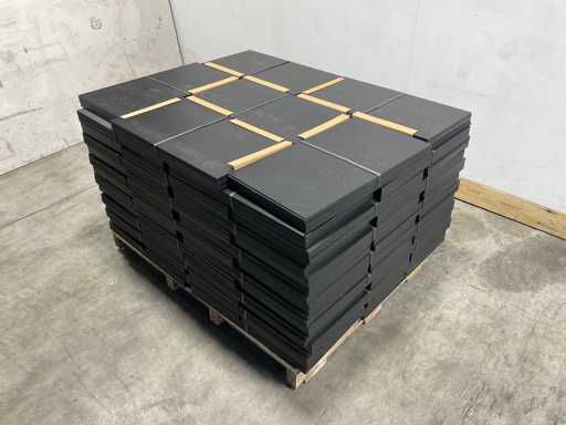 Ardoise de cèdre - Classe feu A2 - Noir - 60x32 cm (1008x)