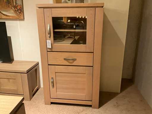 D?bowa szafka barowa