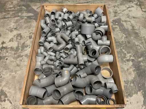 Batch of PVC fittings