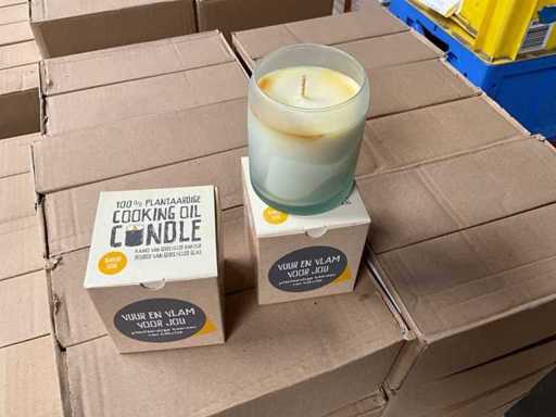 Fair Trade 100% Plantaardige kaars ‘Naked Soul’ van bak olie (306x)