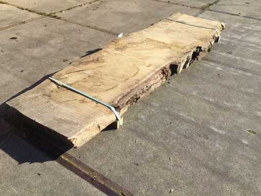 Tree trunk Table top oak 2900 x 880 x 80 mm