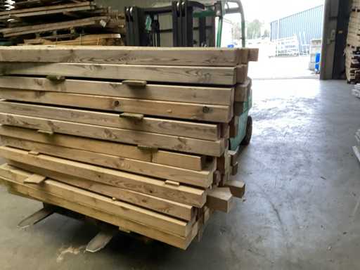 Kiefern-imprägnierter Gartenpfosten 180x8,8x8,8 cm (89x)