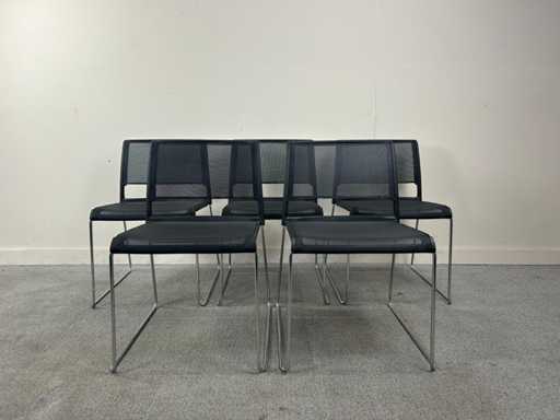 WILKHAHN - Fauteuil visiteur - Fauteuil de cantine (5x)