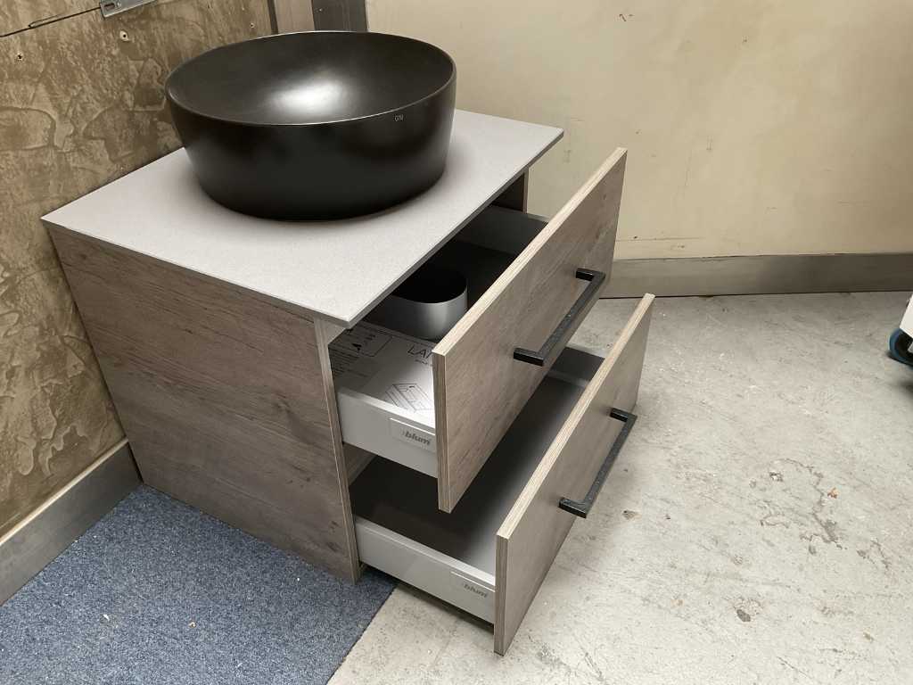 Ensemble de meubles de salle de bain design 60 cm