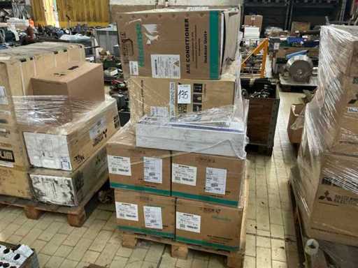 Stock di componenti per aria condizionata e varie