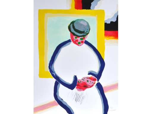 Roger Raveel - La Berceuse - lithographie