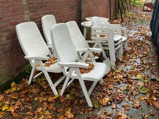 Various garden furniture