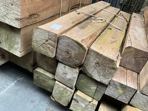 Teak houten - Balken (9x)