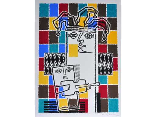 Pinchas Shaar - kleurenzeefdruk - 1/130