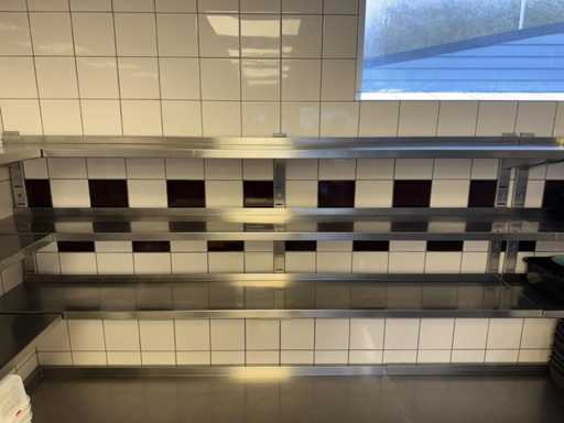 Étagère murale en acier inoxydable