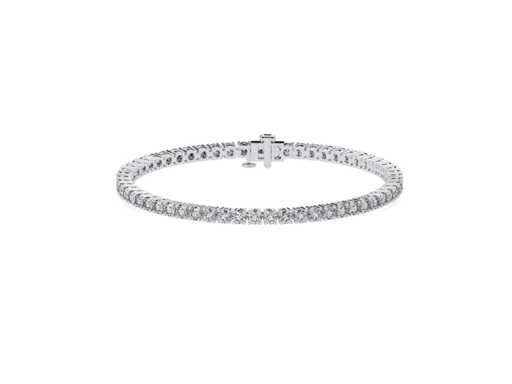 Bracelet en or blanc 14 carats de 5,72 carats diamant