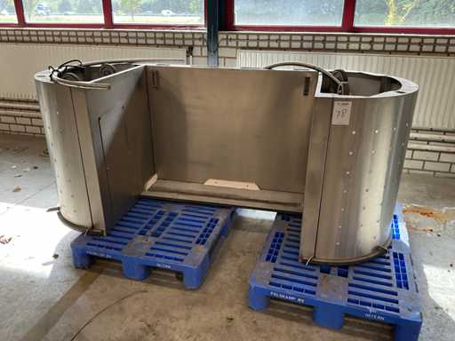 RVS mobiele barmeubel