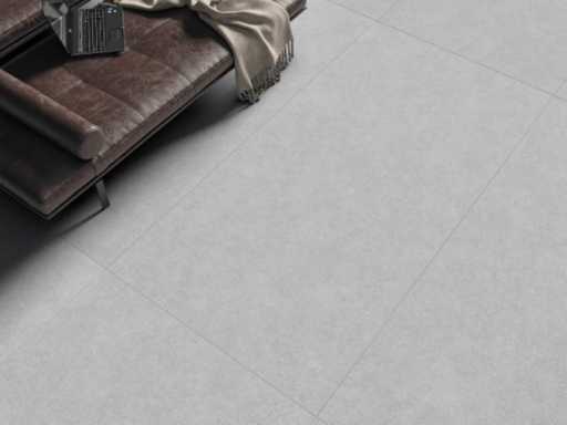 Carrelage mat Kutahya Milestone Gris clair 120x120 cm, 57,6 m²