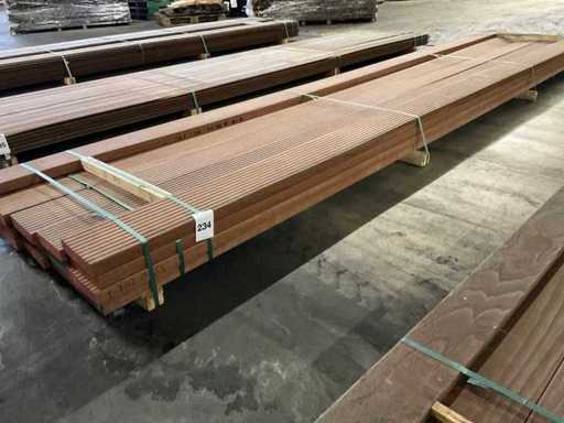 Azobe decking parts 45x190 mm (17x)