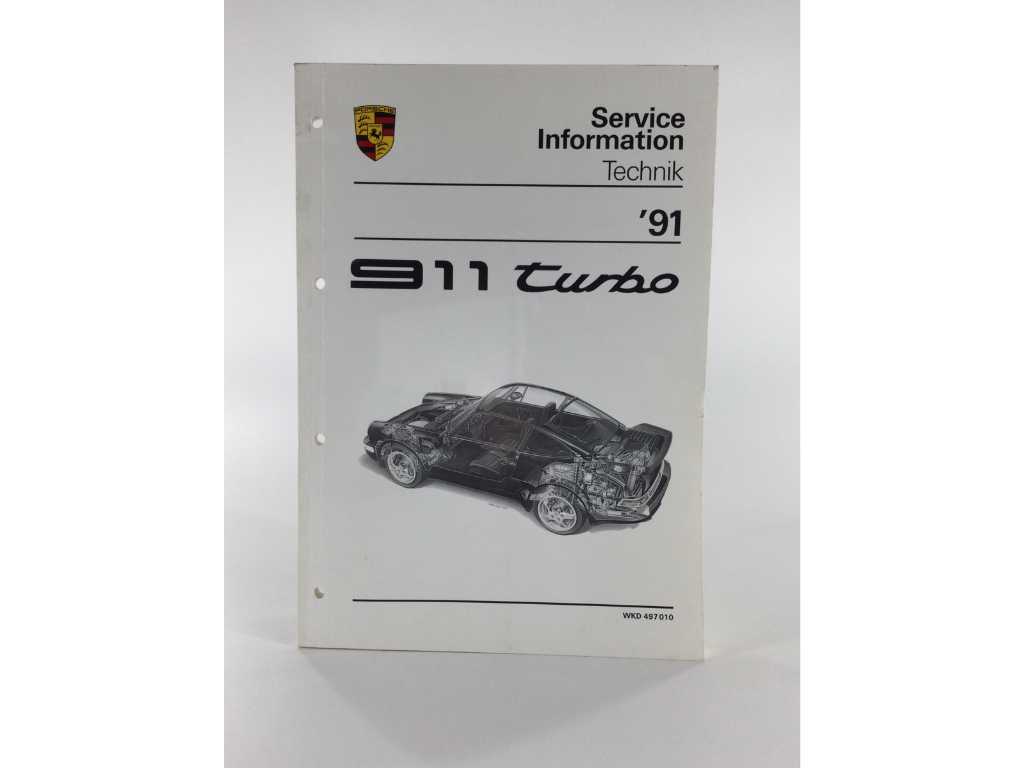 Porsche Kundendienstschule - Porsche 911 Turbo/KFZ-Themenbuch