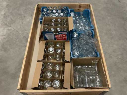 Batch of glassware