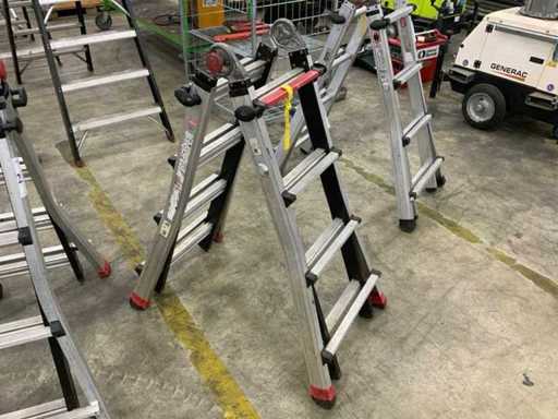 Atrex Professional Varitrex Teleprof 4x4 Telescopic folding ladder