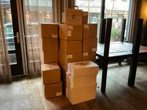 Papieren draagtassen en frietzakken