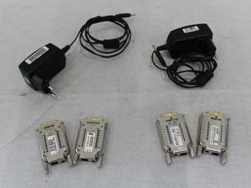 Fiber Optic Video-Set DVI (DVI -> Fiber SC / Multimode -> DVI)