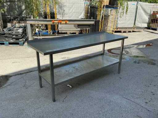 Cateringapparatuur/roestvrijstalen tafel