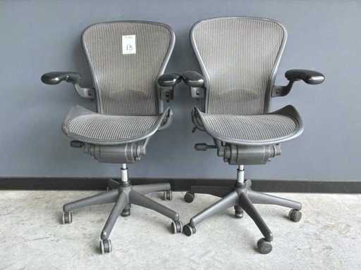 Herman Miller Aeron B Office Chair (2x)