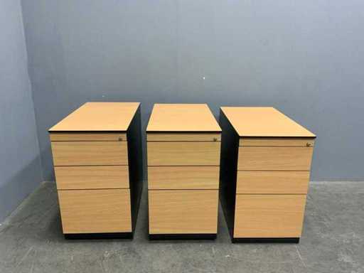 Chest of drawers 80x42x74 cm (3x)