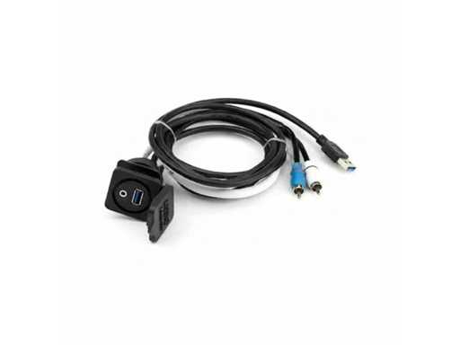 Stinger Marine SMRAUXUSB3 Marine Audio 3.5 mm to RCA/USB