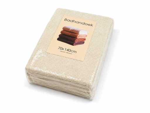 Badetuch 70x140 cm beige (36x)