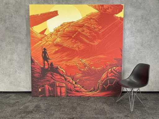 Star Wars - canvas on canvas 200x200