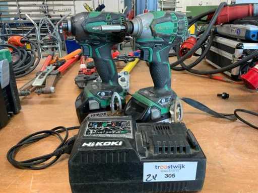 2021 Hikoki WH 18DBDL2 Impact Driver (2x)