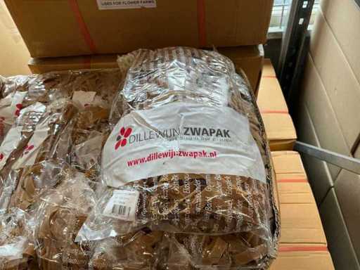 Batch of Dillwijn Zwapak elastics 120x12mm natural 1kg per bag (340x)